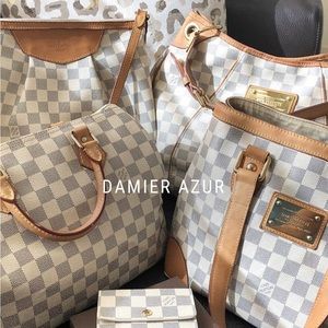 Louis Vuitton Damier Azur Galliera PM Handbag (2010)
